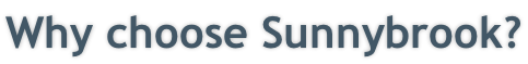 Why choose Sunnybrook?